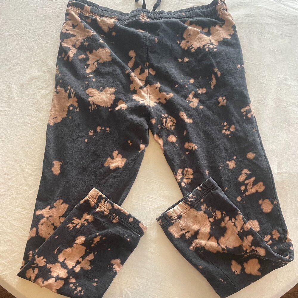 Brooklyn Cloth MFG Co. Tie‑Dye Joggers – Black/Coffee Brown – Size S - Picture 2 of 9